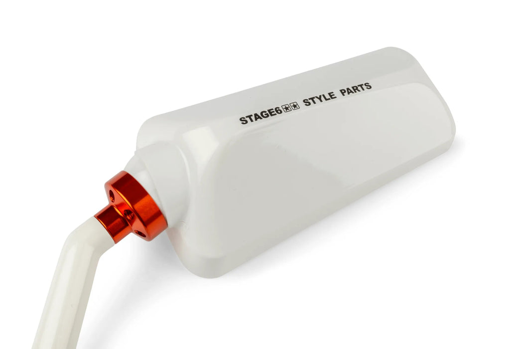Espejo F1 Stage6 lado izquierdo blanco - Quierox - Tienda Online