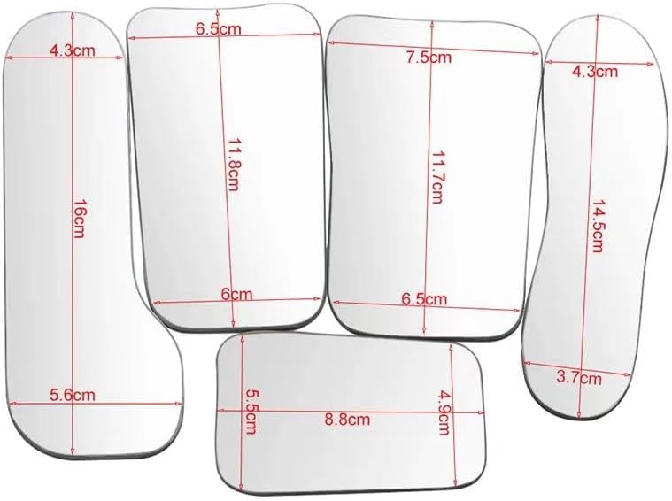 Espejo intraoral de 5 piezas, fotografía intraoral de ortodoncia, reflector de 2 lados - Quierox - Tienda Online