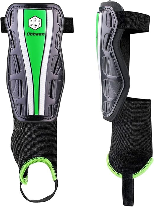 Espinilleras profesionales para fútbol con soporte para tobillo y protección para piernas - Quierox - Tienda Online