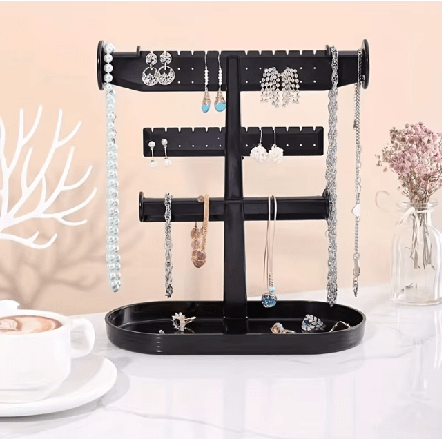 Estante de joyería creativo con Base de bandeja, soporte de exhibición de joyería - Quierox - Tienda Online