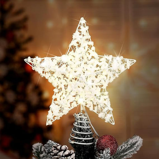 Estrella decorativa para árbol de Navidad con luces LED - Quierox - Tienda Online