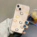 Estuche de teléfono transparente con estampado de cara feliz - Quierox - Tienda Online