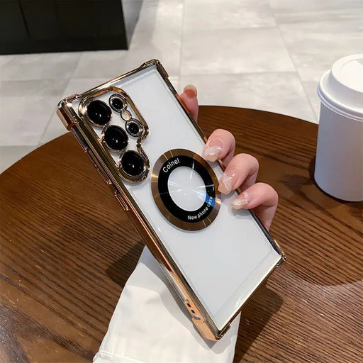 Estuche Magnético Transparente para Samsung Galaxy S22 Ultra - Quierox - Tienda Online