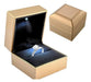 Estuche para anillos de boda con luz LED, contenedor para anillos - Quierox - Tienda Online