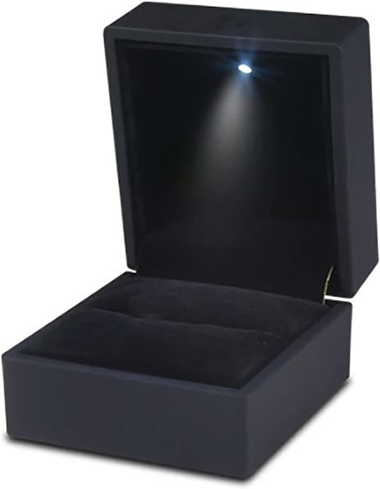 Estuche para anillos de boda con luz LED, contenedor para anillos - Quierox - Tienda Online