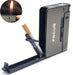 Estuche para cigarrillos y encendedor portátil Focusi/Expulsión automática de cigarrillos - Quierox - Tienda Online