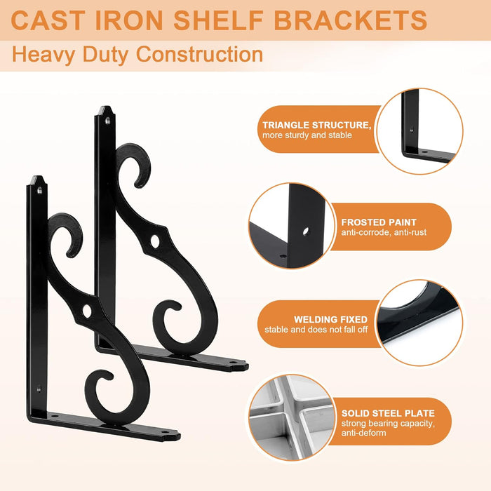 ETECHMART Soportes Decorativos para Estantes - Quierox - Tienda Online