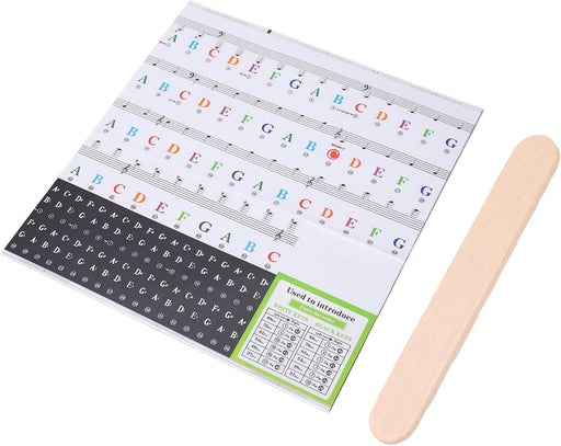 Etiqueta de piano, pegatina colorida del teclado del piano - Quierox - Tienda Online