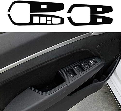 Etiqueta engomada de la cubierta del interruptor del botón de elevación de la ventana del coche, apto para Hyundai Elantra 2017 2018 - Quierox - Tienda Online