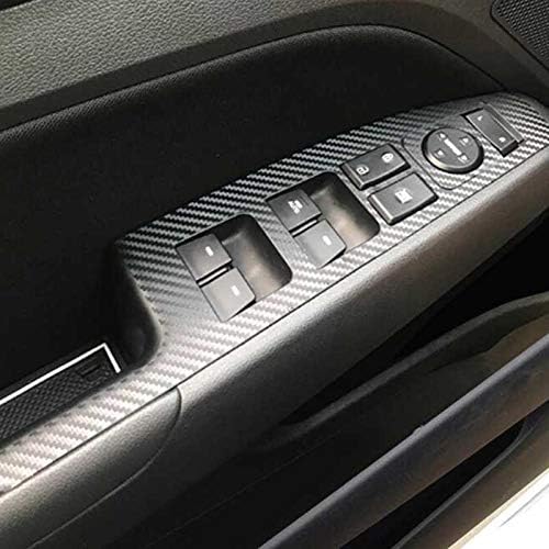 Etiqueta engomada de la cubierta del interruptor del botón de elevación de la ventana del coche, apto para Hyundai Elantra 2017 2018 - Quierox - Tienda Online