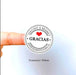 Etiquetas Stickers Gracias Hecho A Mano 100 Piezas - Quierox - Tienda Online