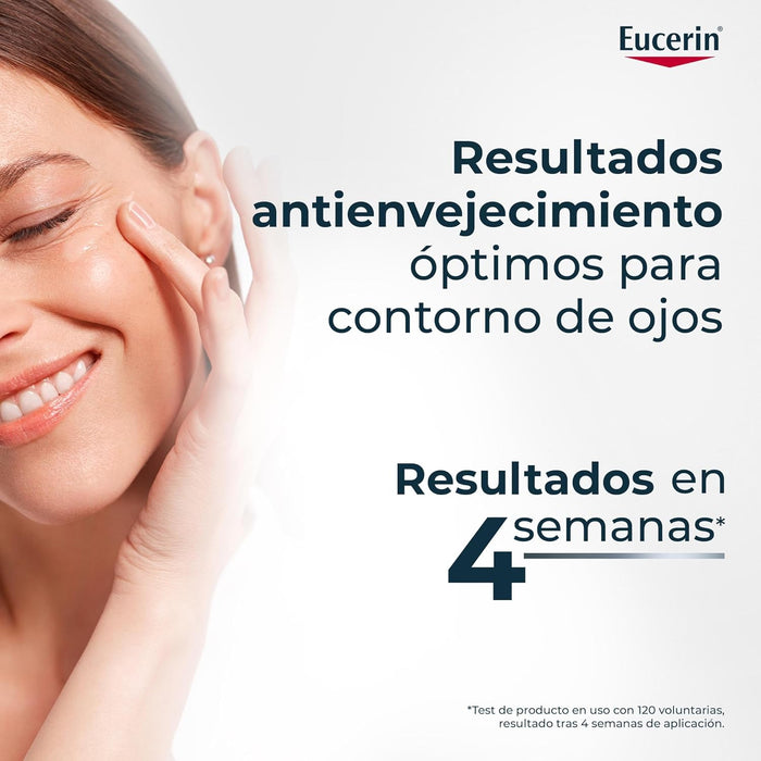 EUCERIN Crema para Ojos Hyalluron Filler FPS 15* 15ml - Quierox - Tienda Online
