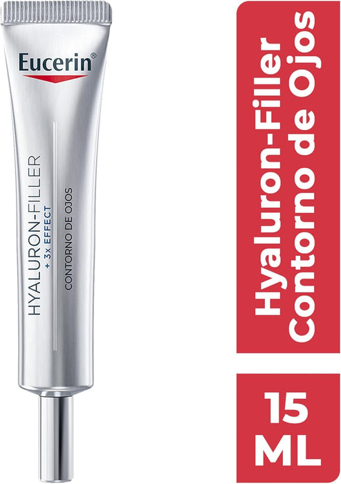 EUCERIN Crema para Ojos Hyalluron Filler FPS 15* 15ml - Quierox - Tienda Online
