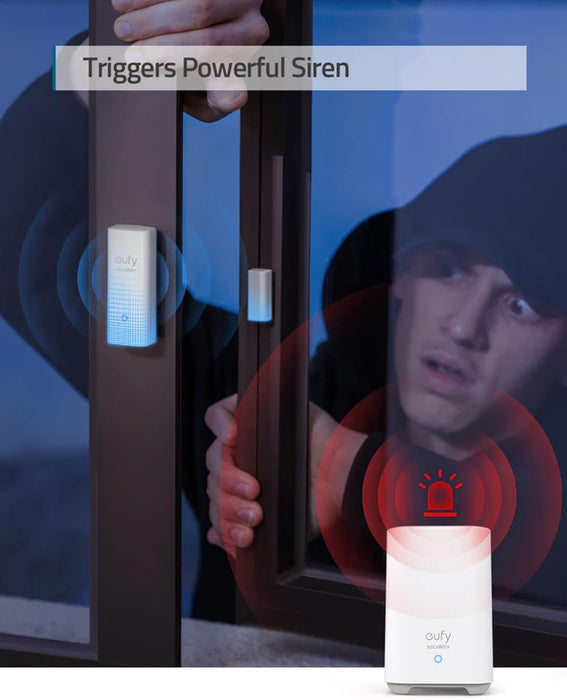eufy Security Sensor de entrada, detecta puertas o ventanas abiertas y cerradas, monitoreo - Quierox - Tienda Online