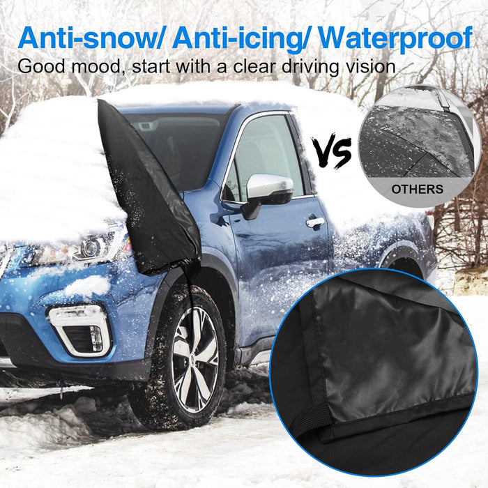 EVBOYS Parasol para parabrisas de coche con cubiertas de espejo lateral - Quierox - Tienda Online