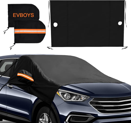 EVBOYS Parasol para parabrisas de coche con cubiertas de espejo lateral - Quierox - Tienda Online
