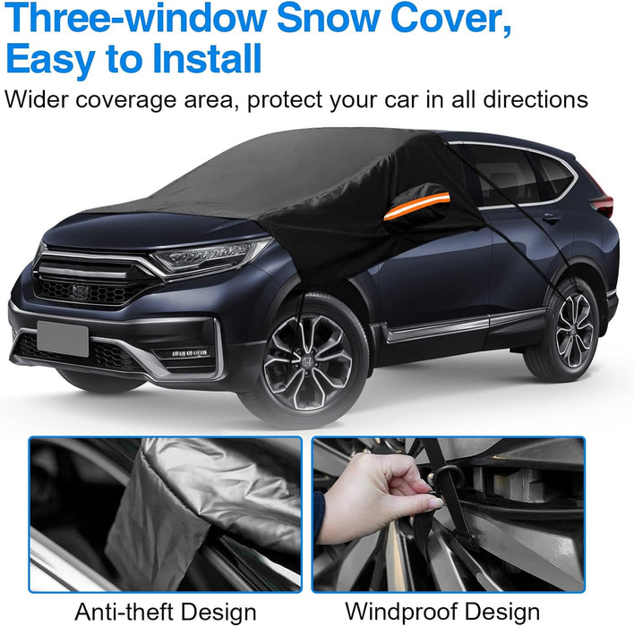 EVBOYS Parasol para parabrisas de coche con cubiertas de espejo lateral - Quierox - Tienda Online