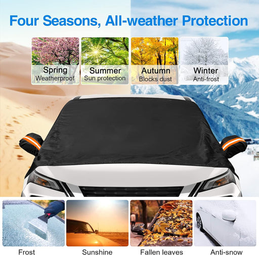 EVBOYS Parasol para parabrisas de coche con cubiertas de espejo lateral - Quierox - Tienda Online