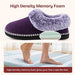 EverFoams Pantuflas tipo botín para mujer, de espuma viscoelástica, para interiores - Quierox - Tienda Online