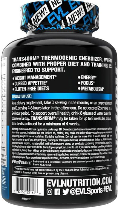 Evlution Nutrition Transformador energético para la pérdida de peso - Quierox - Tienda Online