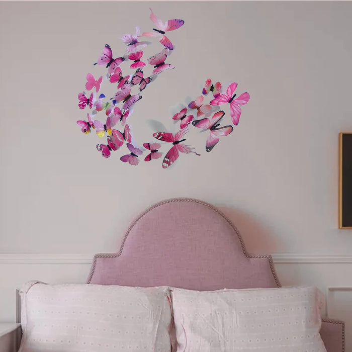 Ewong Calcomanías de pared de mariposas, 24 unidades - Quierox - Tienda Online