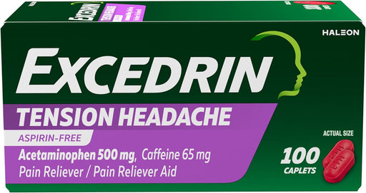 Excedrin Cápsulas para Alivio del Dolor de Cabeza por Tensión - Quierox - Tienda Online
