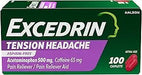 Excedrin Comprimidos para el alivio del dolor de cabeza tensional - Quierox - Tienda Online