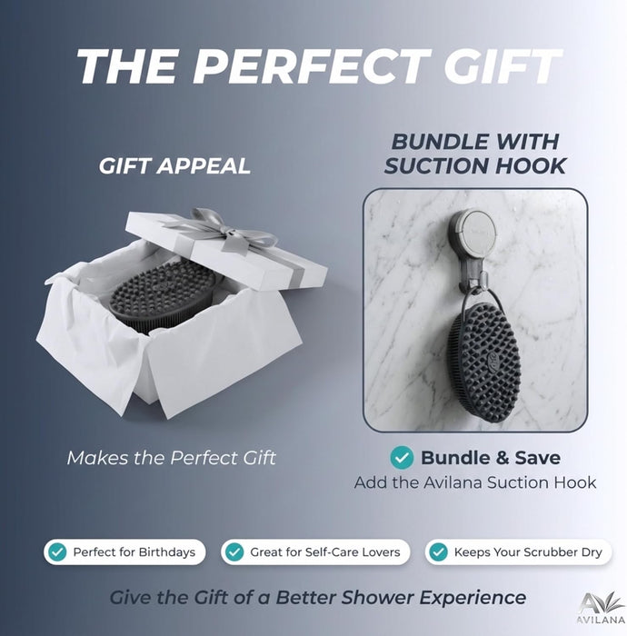 Exfoliante Corporal de Silicona para Ducha - Exfoliante Suave para la Espalda con Cerdas Suaves - Quierox - Tienda Online