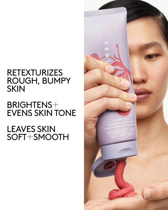 Exfoliante corporal de triple acción AHA Cherry Dub - Quierox - Tienda Online