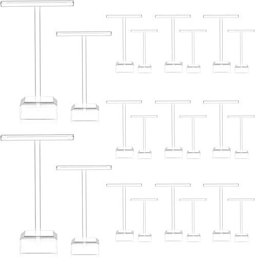 Expositor de pendientes de acrílico con forma de T, soporte para pendientes, soporte de árbol - Quierox - Tienda Online