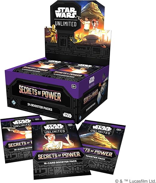 Expositor de sobres Secretos del Poder de Asmodee Star Wars: Unlimited TCG: 24 sobres - Quierox - Tienda Online