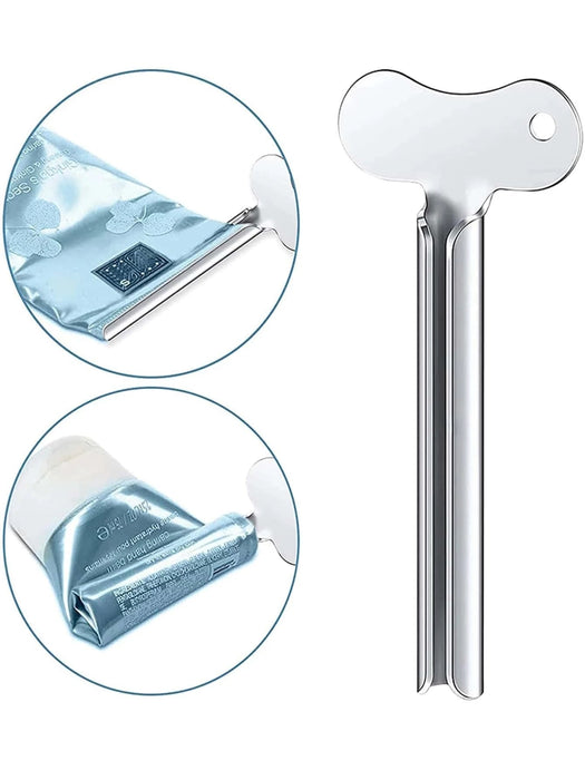 Exprimidor de pasta de dientes de acero inoxidable de 2 piezas - Quierox - Tienda Online