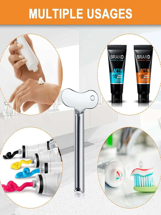 Exprimidor de pasta de dientes de acero inoxidable de 2 piezas - Quierox - Tienda Online