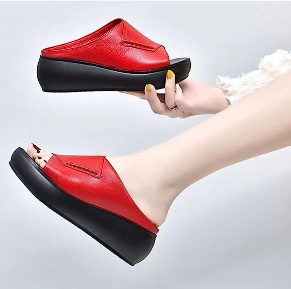 EXQST Nuevas Pantuflas con Punta de pez y Plataforma para Mujer con Soporte para el Arco - Quierox - Tienda Online