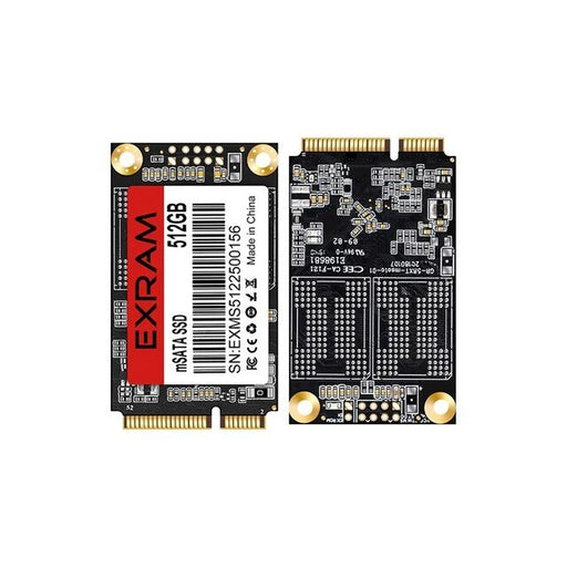 EXRAM SSD MSATA MINI SATA3 SATA III 6 GB/S SSD unidad interna de estado sólido 256GB - Quierox - Tienda Online