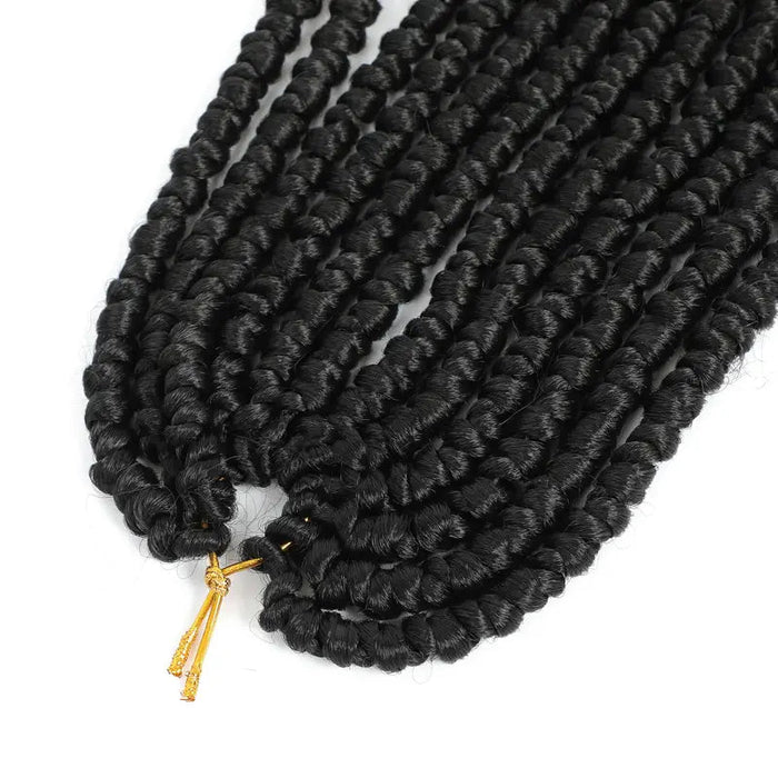 Extensiones De Cabello De Ganchillo Con Giro De Bomba Trenzas De Ganchillo - Quierox - Tienda Online