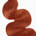 Extensiones de cabello ondulado con mechones de cabello castaño anaranjado y jengibre - Quierox - Tienda Online