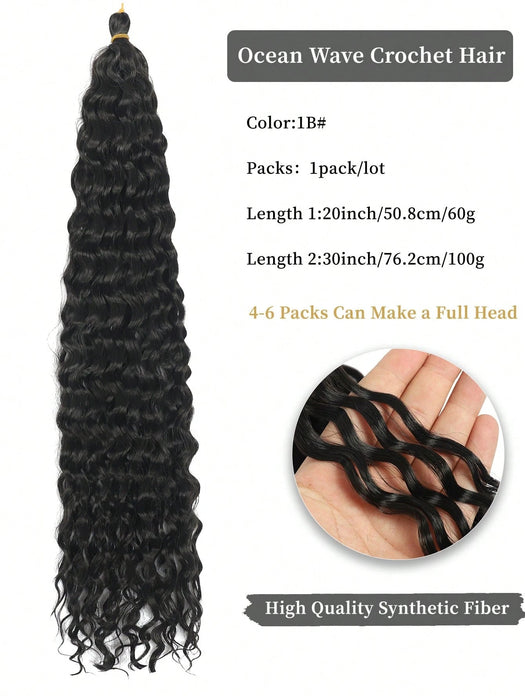 Extensiones de cabello sintético rizado de ganchillo para mujer, para trenzas - Quierox - Tienda Online