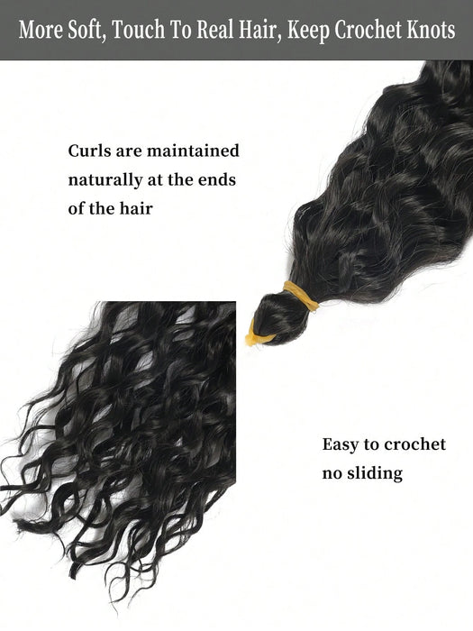 Extensiones de cabello sintético rizado de ganchillo para mujer, para trenzas - Quierox - Tienda Online