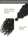 Extensiones de cabello sintético rizado de ganchillo para mujer, para trenzas - Quierox - Tienda Online