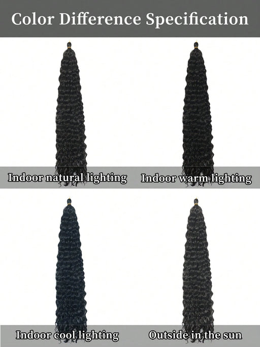 Extensiones de cabello sintético rizado de ganchillo para mujer, para trenzas - Quierox - Tienda Online