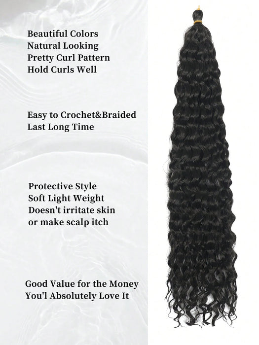 Extensiones de cabello sintético rizado de ganchillo para mujer, para trenzas - Quierox - Tienda Online