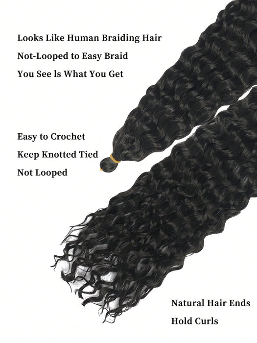 Extensiones de cabello sintético rizado de ganchillo para mujer, para trenzas - Quierox - Tienda Online