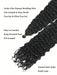Extensiones de cabello sintético rizado de ganchillo para mujer, para trenzas - Quierox - Tienda Online