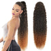 Extensiones de cola de caballo sintética larga y rizada para mujeres, con cordón - Quierox - Tienda Online