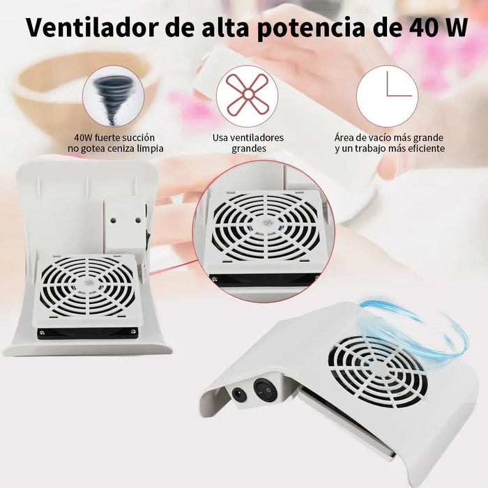 Extractor De Polvo Para Uñas Profesional, Aspiradoras - Quierox - Tienda Online
