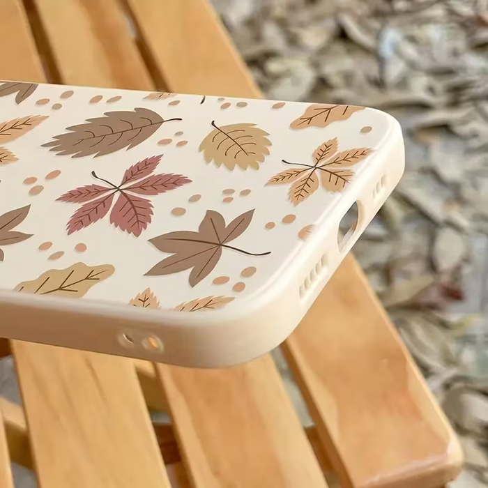 Funda para Teléfono  con un Patrón de Hojas de Otoño, para Iphone XR