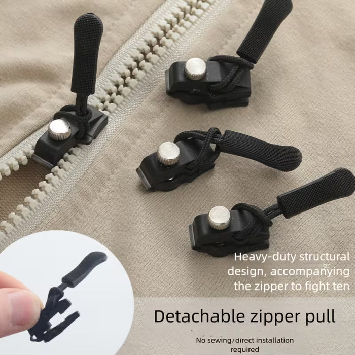 Herramienta universal para cremalleras, ideal para reemplazar piezas metálicas de cremalleras en mochilas, chaquetas y ropa