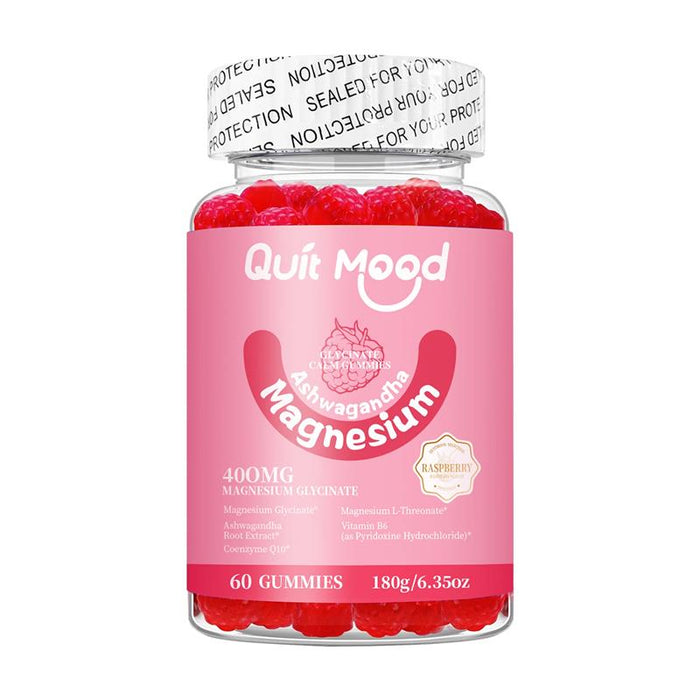 Gomitas de complejo avanzado de glicinato de magnesio Quitmood de 600 mg