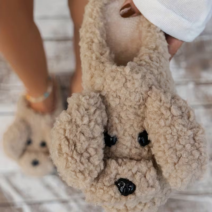 SHEIN Pantuflas De Decoración De Perro De Dibujos Animados Para Mujer